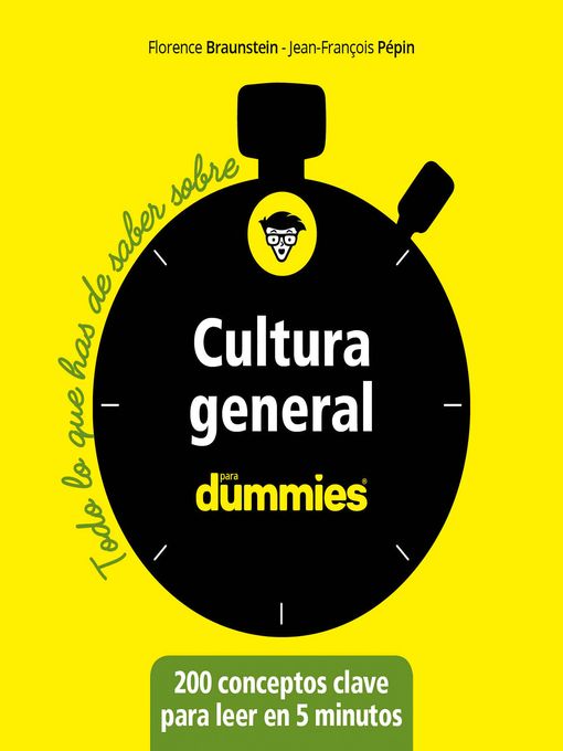 Title details for Cultura general para dummies by Florence Braunstein - Available